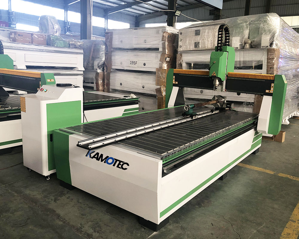 KM-132A1 4 Axis CNC Router with Rotary Axis - الصورة 2