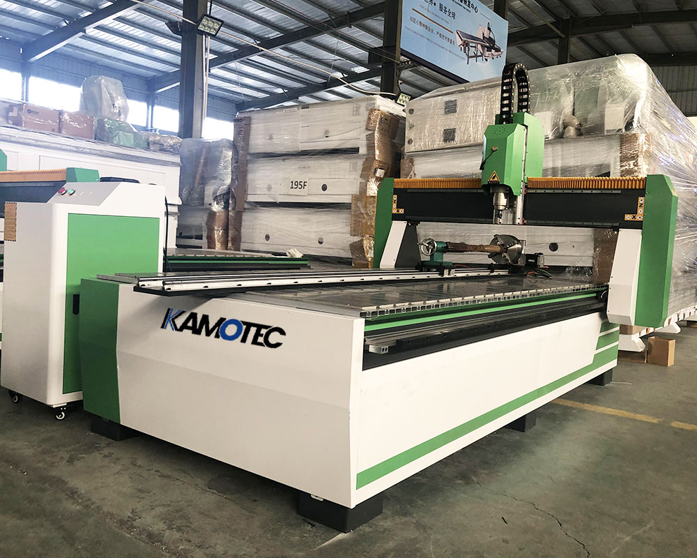 KM-132A1 4 Axis CNC Router with Rotary Axis - الصورة 3