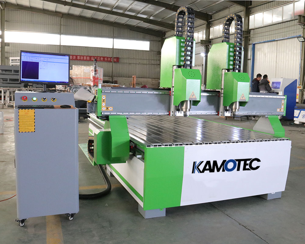 KM-1325 multi-headed Wood CNC Router - الصورة 4