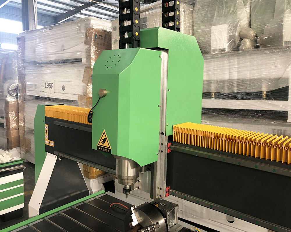 KM-132A1 4 Axis CNC Router with Rotary Axis - الصورة 6