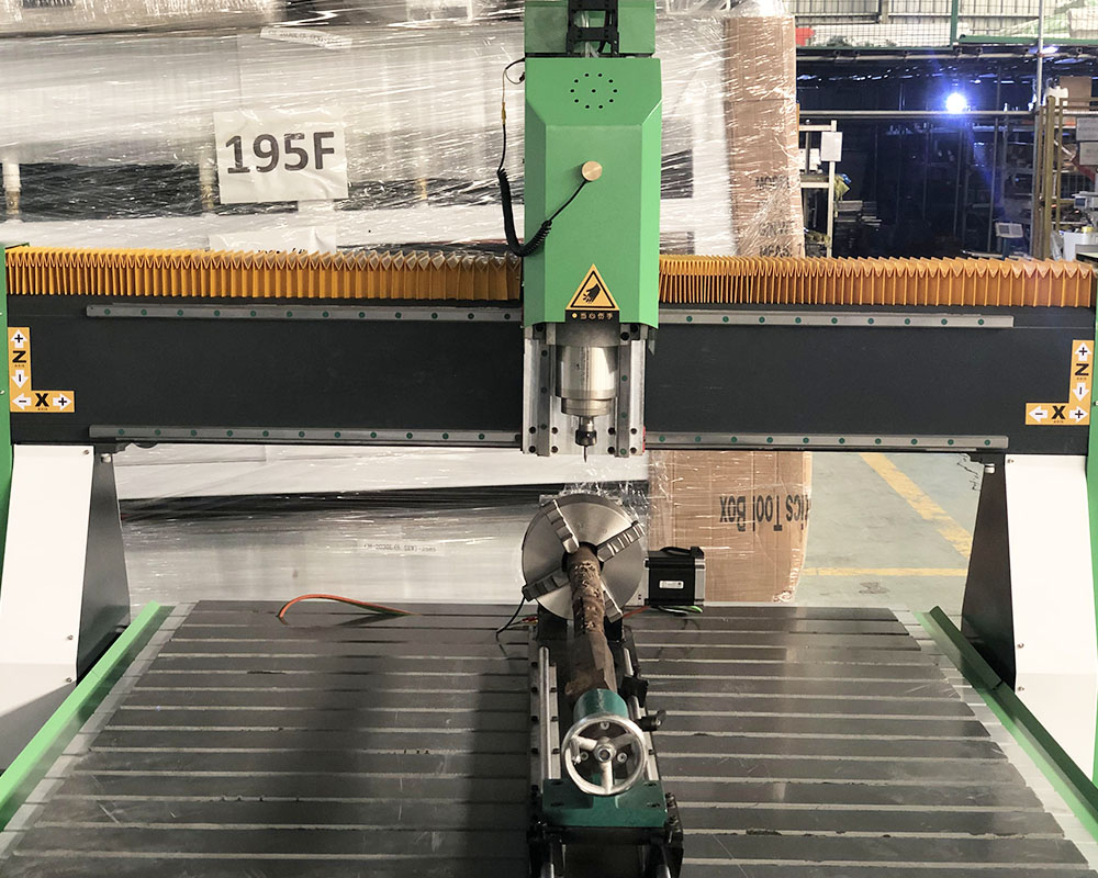 KM-132A1 4 Axis CNC Router with Rotary Axis - الصورة 8