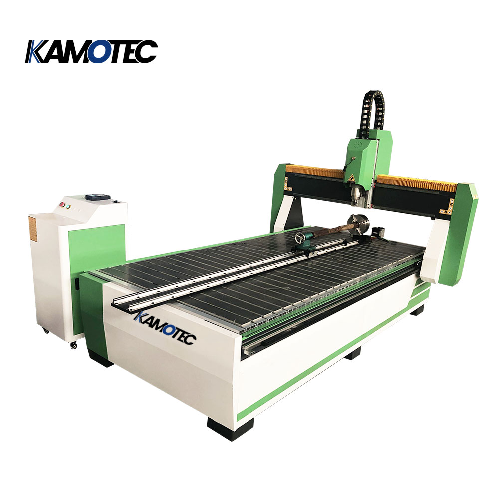 KM-132A1 4 Axis CNC Router with Rotary Axis
